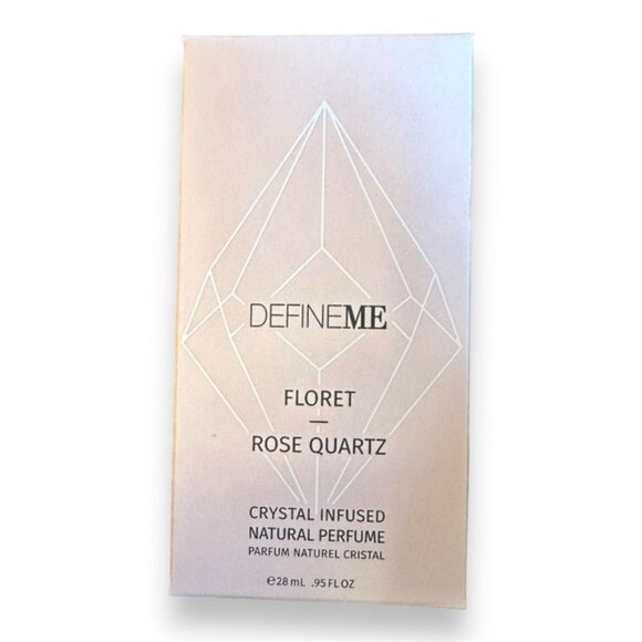 🆕 NWT DefineMe Floret Rose Quartz Crystal Infused Fragrance Mist - Picture 2 of 5